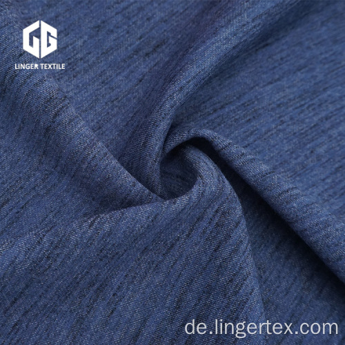 Zwei Seiten unterschiedlicher Farbe TC Space Dyed Interlock